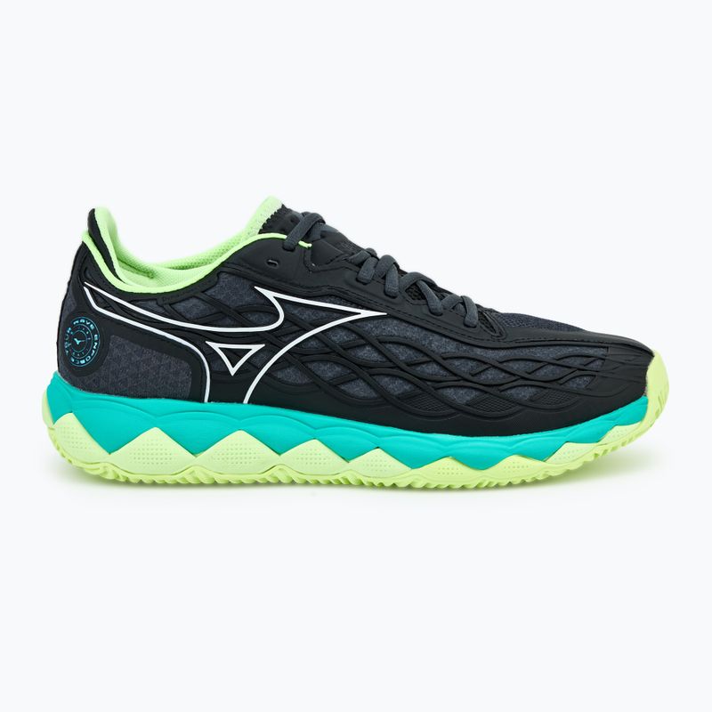 Мъжки обувки за тенис Mizuno Wave Enforce Tour CC black/white/mizuno neo lime 2