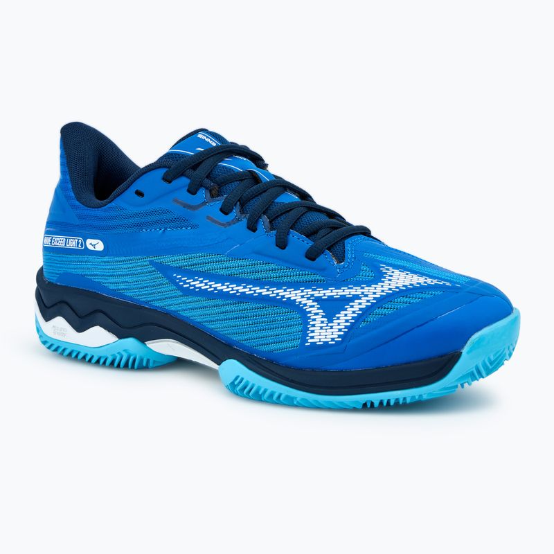 Мъжки обувки за тенис Mizuno Wave Exceed Light 2 CC mugen blue/white/river blue