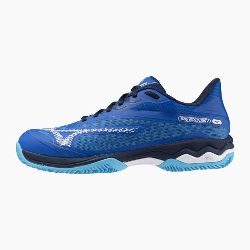 Мъжки обувки за тенис Mizuno Wave Exceed Light 2 CC mugen blue/white/river blue 8