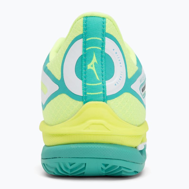 Дамски обувки за тенис Mizuno Wave Exceed Tour 6 CC W white/black/mizuno neo lime 6