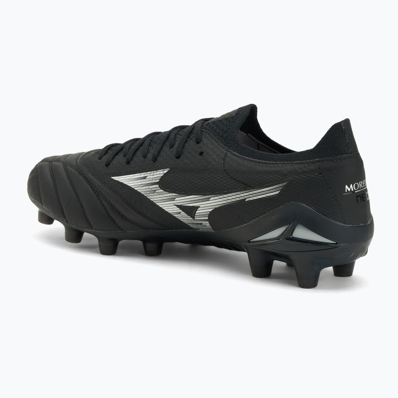 Мъжки футболни обувки Mizuno Morelia Neo IV β Elite FG black/galaxy silver/black 3