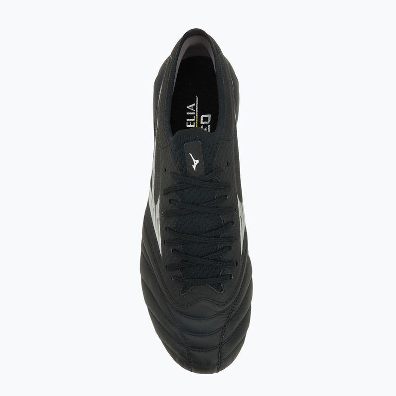 Мъжки футболни обувки Mizuno Morelia Neo IV β Elite FG black/galaxy silver/black 5