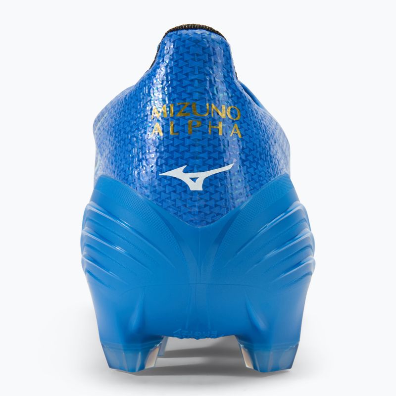 Мъжки футболни обувки Mizuno α Japan FG white/laser blue/gold 6