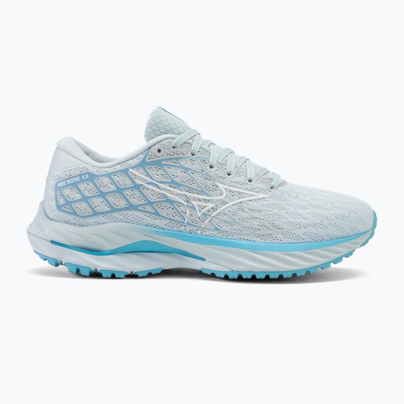 Дамски обувки за бягане Mizuno Wave Inspire 20 plein air/white/river blue 2