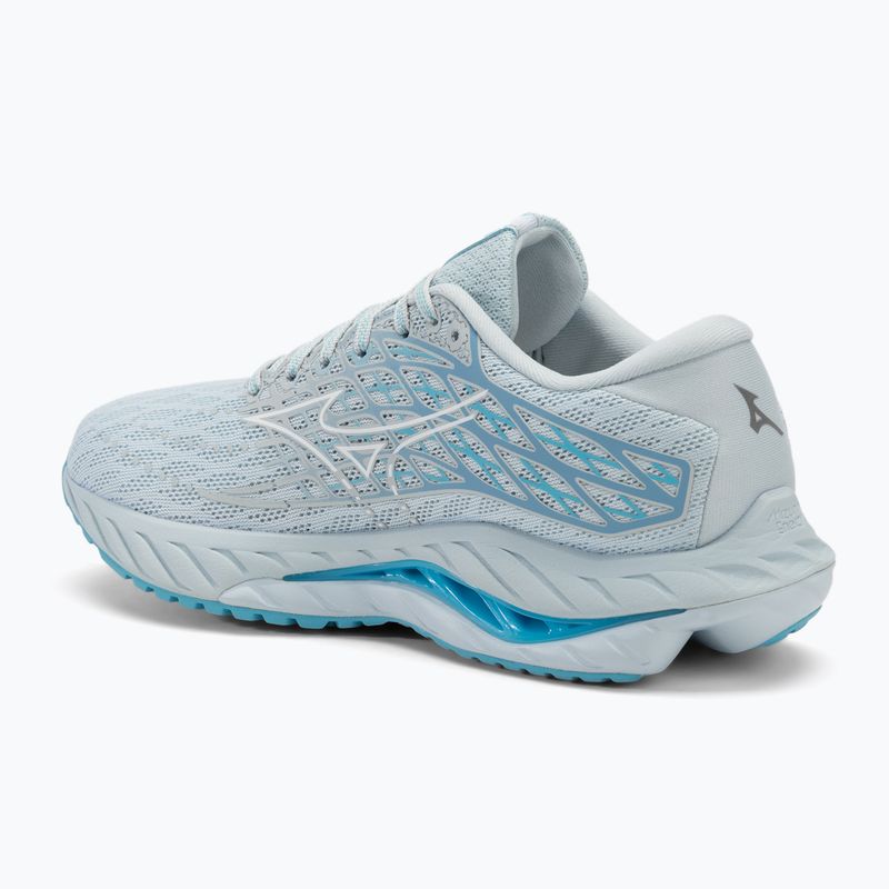 Дамски обувки за бягане Mizuno Wave Inspire 20 plein air/white/river blue 3