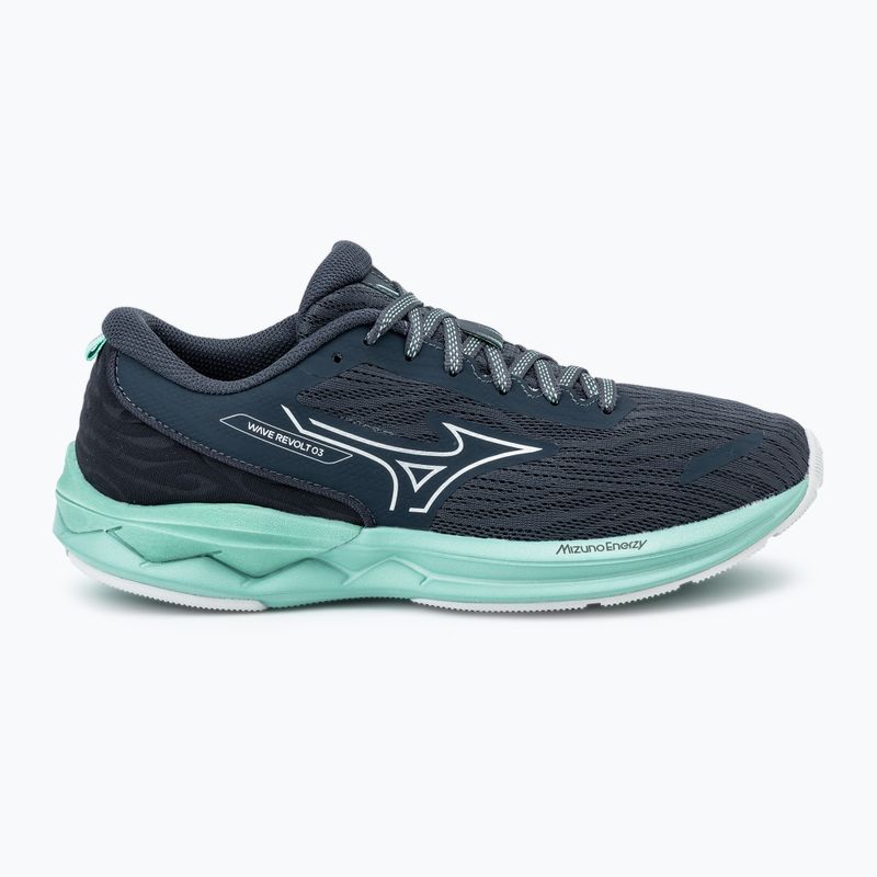Дамски обувки за бягане Mizuno Wave Revolt 3 india ink/neo silver/dusty jade green 2