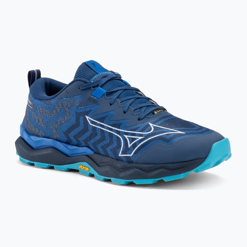 Мъжки обувки за бягане Mizuno Wave Daichi 8 GTX classic blue/white/pageant blue