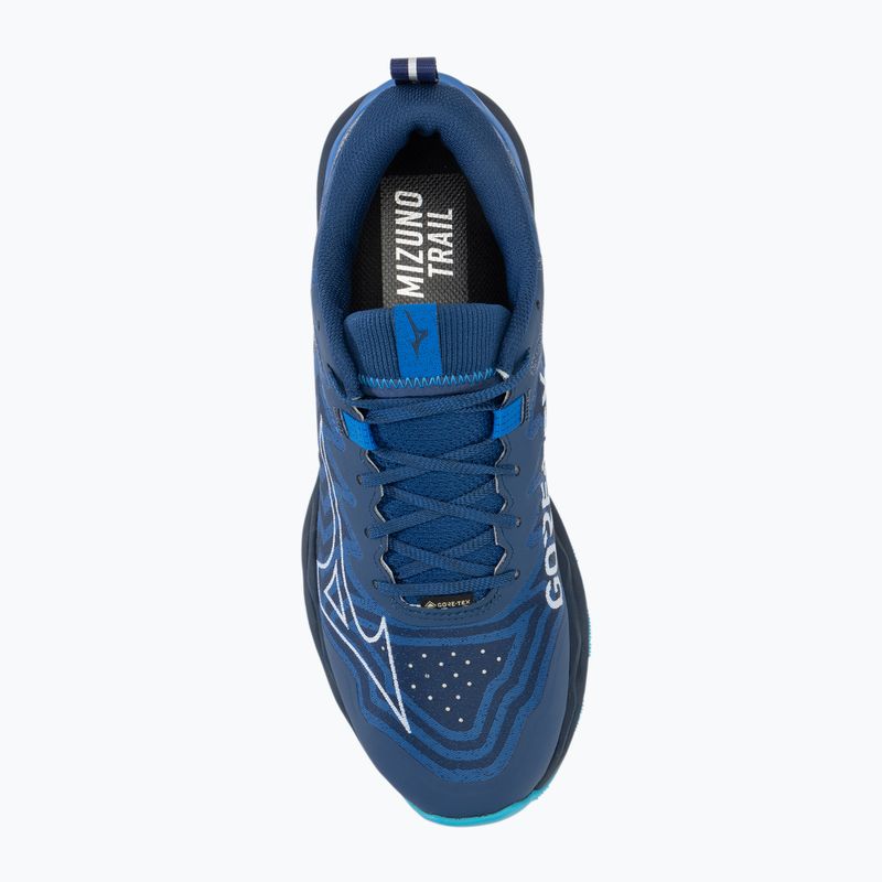 Мъжки обувки за бягане Mizuno Wave Daichi 8 GTX classic blue/white/pageant blue 5