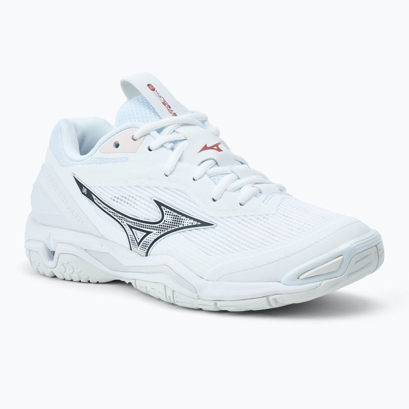 Дамски обувки за хандбал Mizuno Wave Stealth 6 white/aleutian/cloud pink