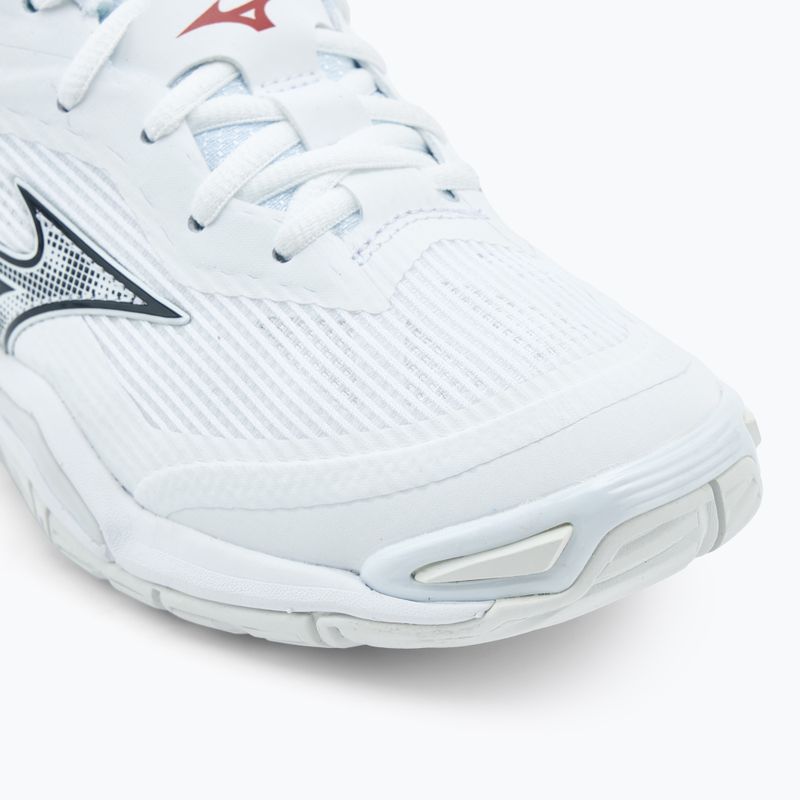 Дамски обувки за хандбал Mizuno Wave Stealth 6 white/aleutian/cloud pink 7