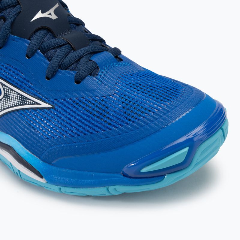 Мъжки обувки за хандбал Mizuno Wave Stealth 6 mugen blue/white/estate blue 7