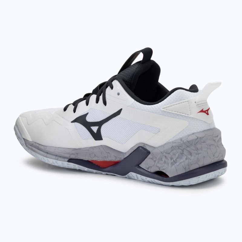 Мъжки обувки за хандбал Mizuno Wave Stealth Neo 2 white/salsa/black 3