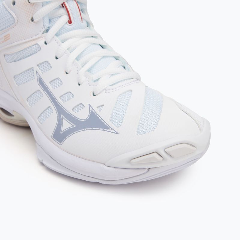 Дамски обувки за волейбол Mizuno Wave Voltage 2 Mid white/aleutian/cloud pink 7