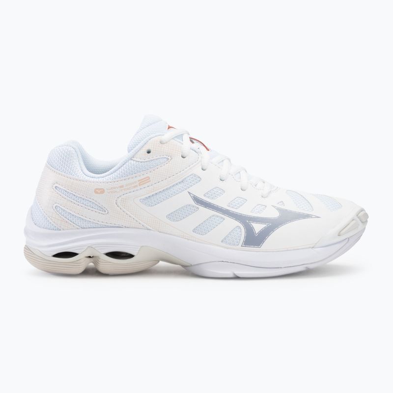 Дамски обувки за волейбол Mizuno Wave Voltage 2 white/aleutian/cloud pink 2