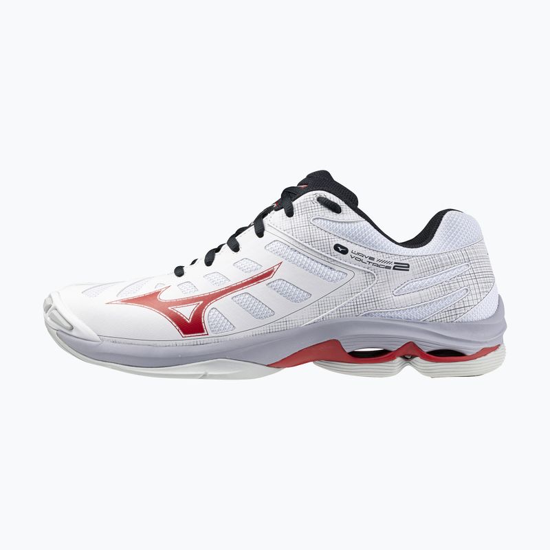 Мъжки обувки за волейбол Mizuno Wave Voltage 2 white/salsa/black 8