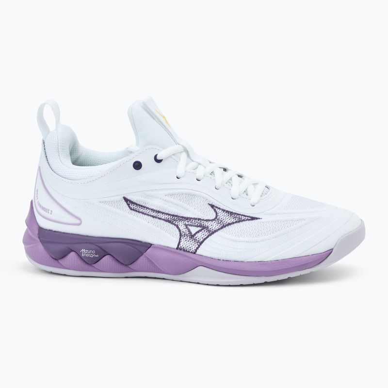 Дамски обувки за волейбол Mizuno Wave Luminous 3 white/patrician purple/quince 2