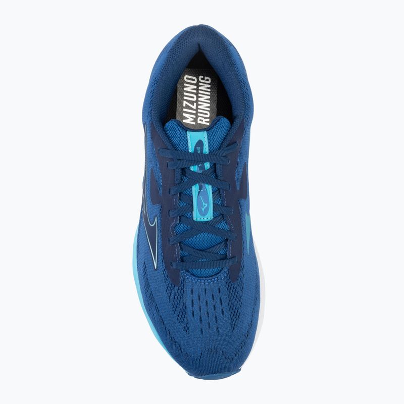 Мъжки обувки за бягане Mizuno Wave Serene classic blue/mercury blue/white 5