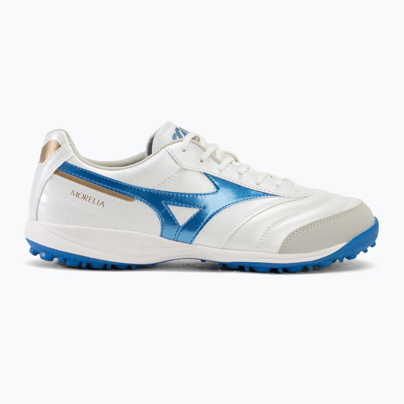 Мъжки футболни обувки Mizuno Morelia Sala Pro TF white/laser blue/gold 2