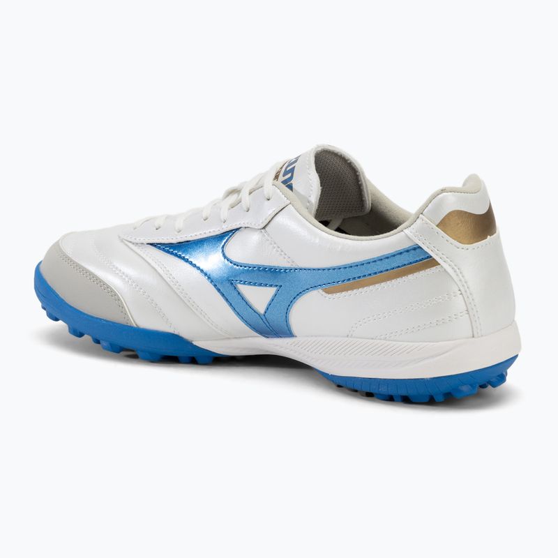 Мъжки футболни обувки Mizuno Morelia Sala Pro TF white/laser blue/gold 3