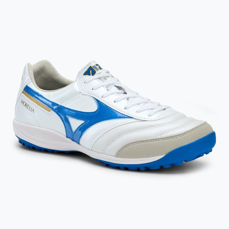 Мъжки футболни обувки Mizuno Morelia Sala Elite TF white/laser blue/gold