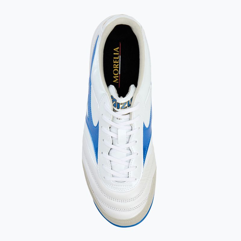 Мъжки футболни обувки Mizuno Morelia Sala Elite TF white/laser blue/gold 5