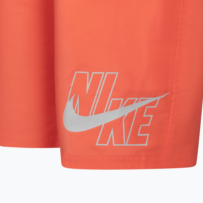 Детски къси панталони за плуване Nike Logo Solid Lap оранжев NESSA771-821 3
