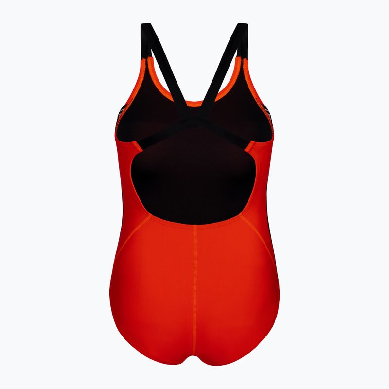 Детски бански от една част NIKE LOGO TAPE червен NESSB758 2