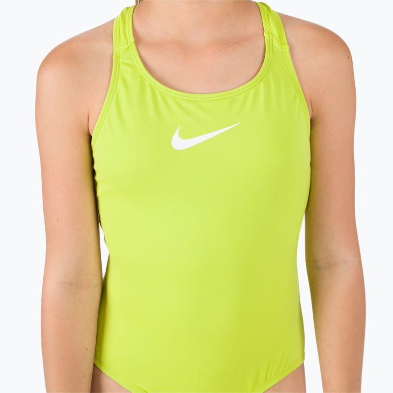 Детски бански от една част Nike Essential Racerback зелен NESSB711-312 7