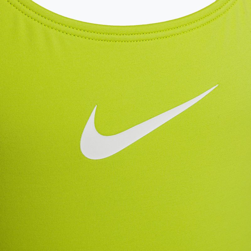Детски бански от една част Nike Essential Racerback зелен NESSB711-312 3