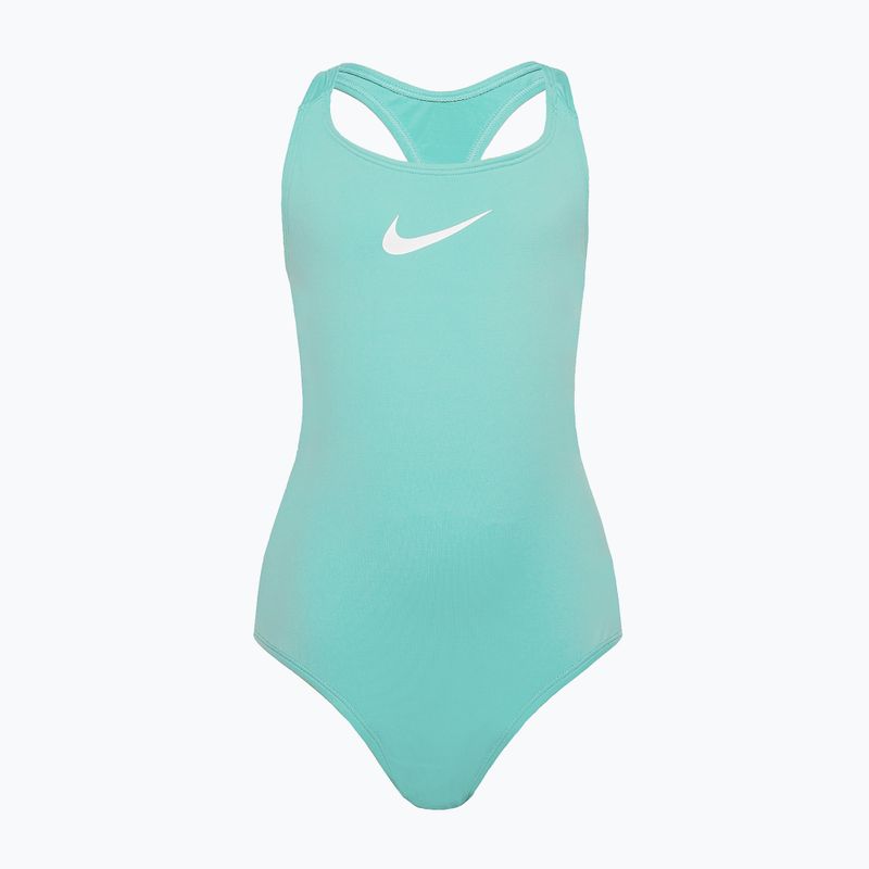 Детски бански от една част Nike Essential Racerback зелен NESSB711-339 6