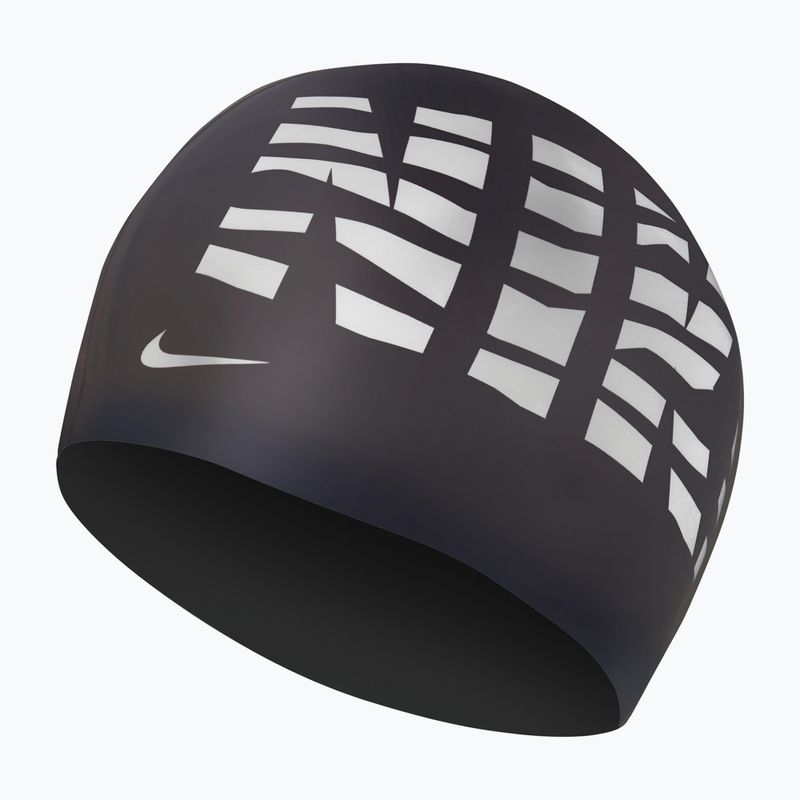 Шапка за плуване Nike Wave Stripe Graphic 3 черна NESSC160-001 2