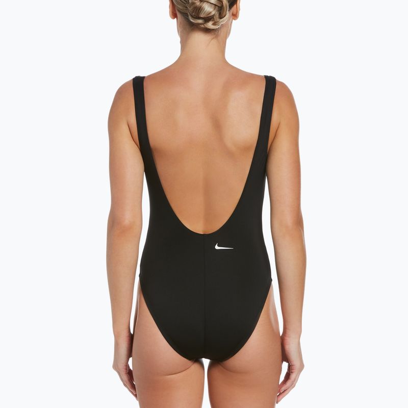 Дамски бански костюм Nike Multi Logo One-Piece Black NESSC250-001 8