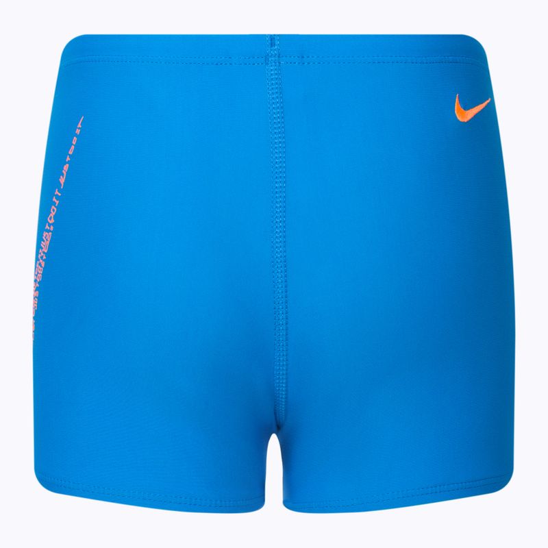 Детски боксерки за плуване Nike Jdi Swoosh Aquashort сини NESSC854-458 2