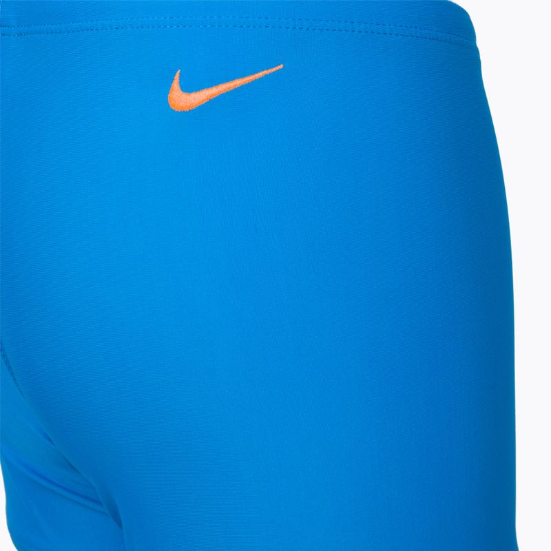 Детски боксерки за плуване Nike Jdi Swoosh Aquashort сини NESSC854-458 4