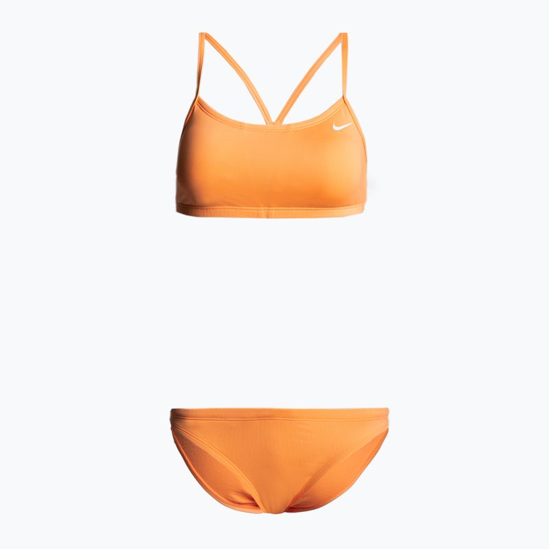 Дамски бански костюм от две части Nike Essential Racerback Bikini pink NESSA211