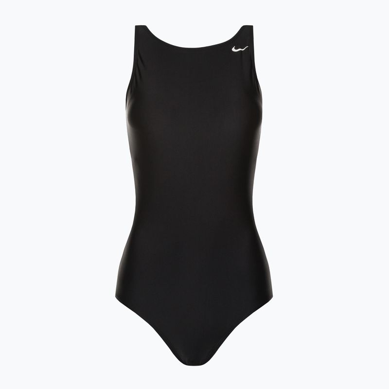 Дамски бански костюм от една част Nike Hydralock Sculpt U-Back черен NESSC200-001