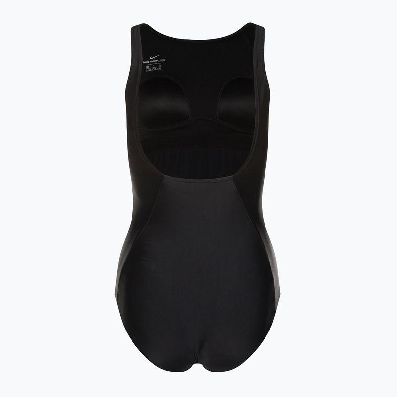 Дамски бански костюм от една част Nike Hydralock Sculpt U-Back черен NESSC200-001 2
