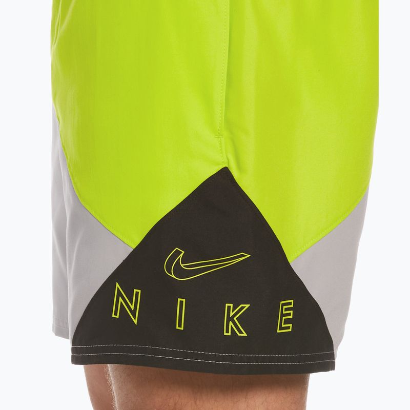 Мъжки къси панталони за плуване Nike Logo 5" Volley green NESSC470-001 5