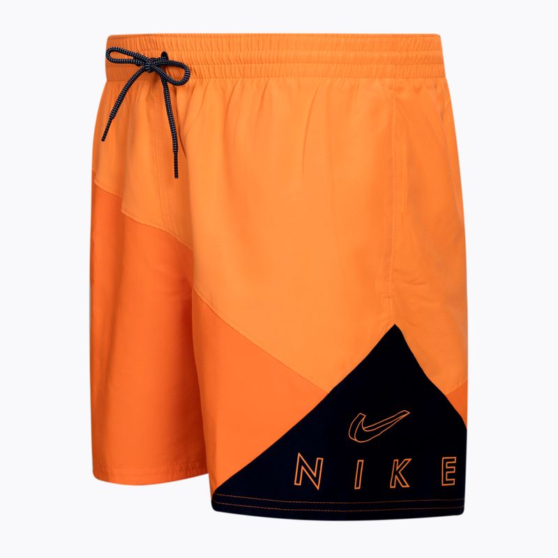 Мъжки къси панталони за плуване Nike Logo 5" Volley, сини NESSC470-440 6