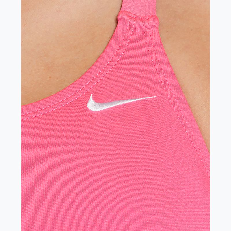 Дамски бански костюм от една част Nike Hydrastrong Solid Fastback hyper pink 4