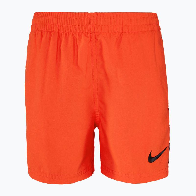 Детски къси панталони за плуване Nike Essential 4" Volley оранжев NESSB866-618