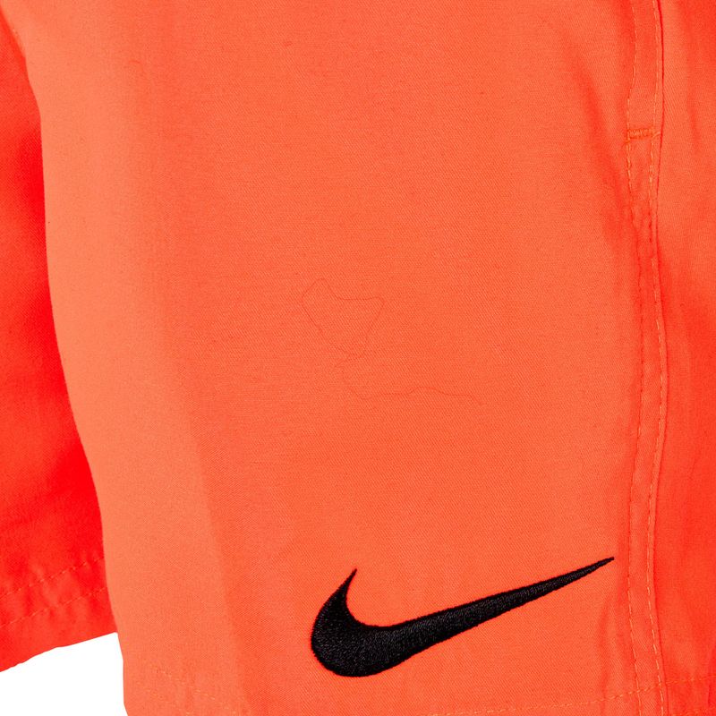 Детски къси панталони за плуване Nike Essential 4" Volley оранжев NESSB866-618 3