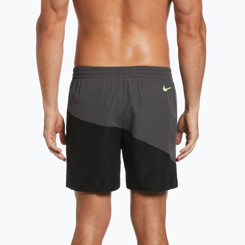 Мъжки къси панталони за плуване Nike Block Swoosh 5" Volley black NESSC492-001 4