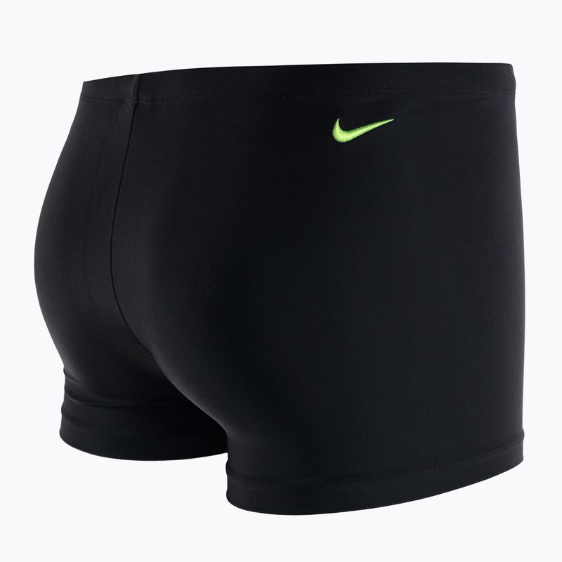 Мъжки бански боксерки Nike Reflect Logo Square Leg черен NESSC583 4