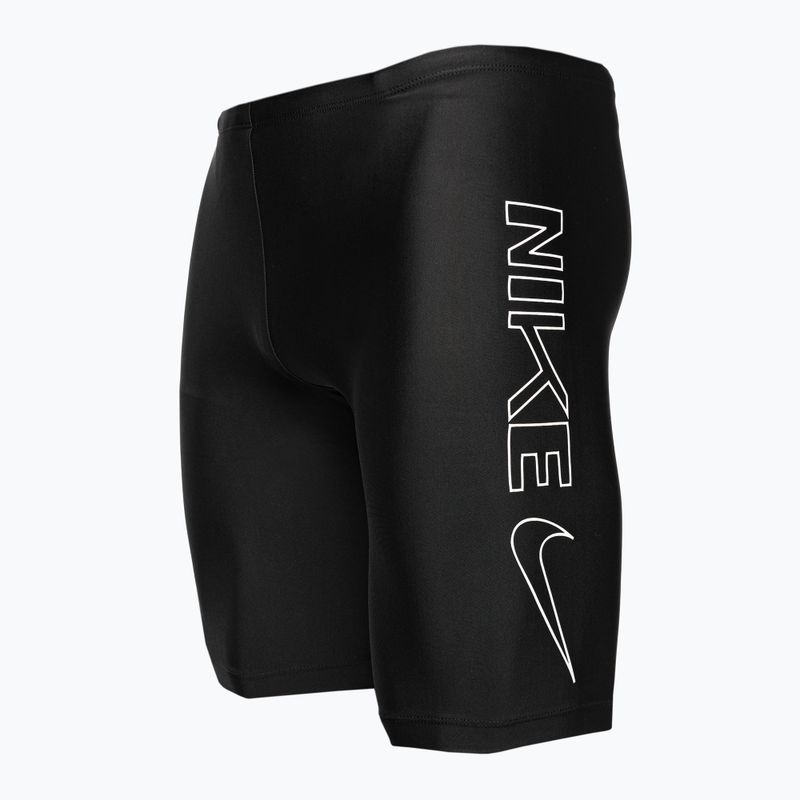 Мъжки бански Nike Multi Logo Swim Jammer Jet Black NESSC588 3