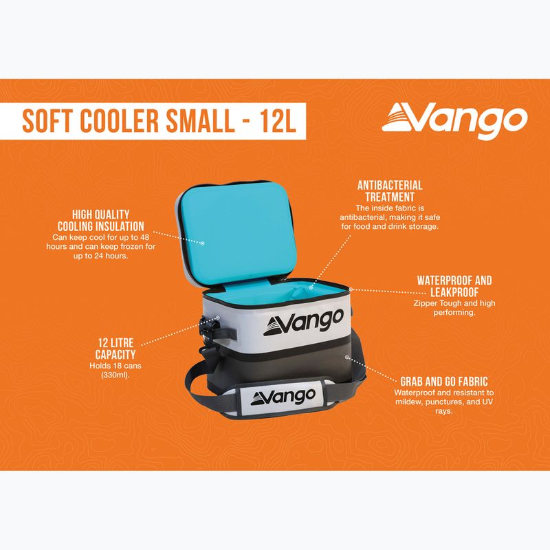 Vango Soft Cooler Small 12 л хладно сива термочанта 7