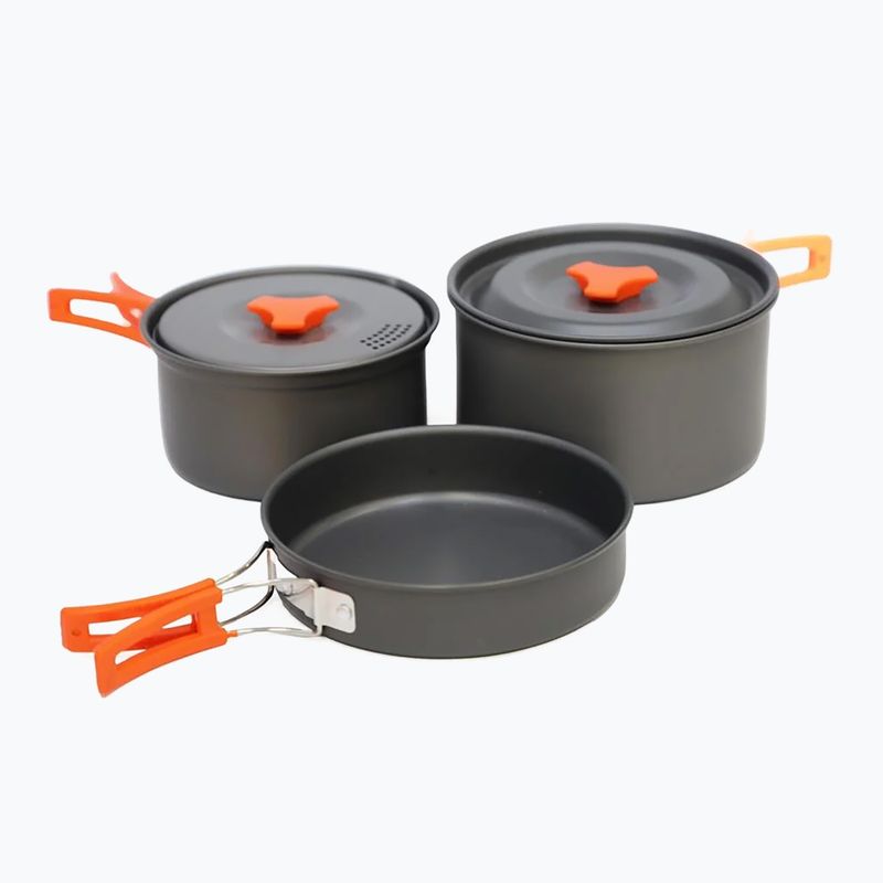 Комплект туристически съдове Vango Hard Anodised 2 Person Cook grey