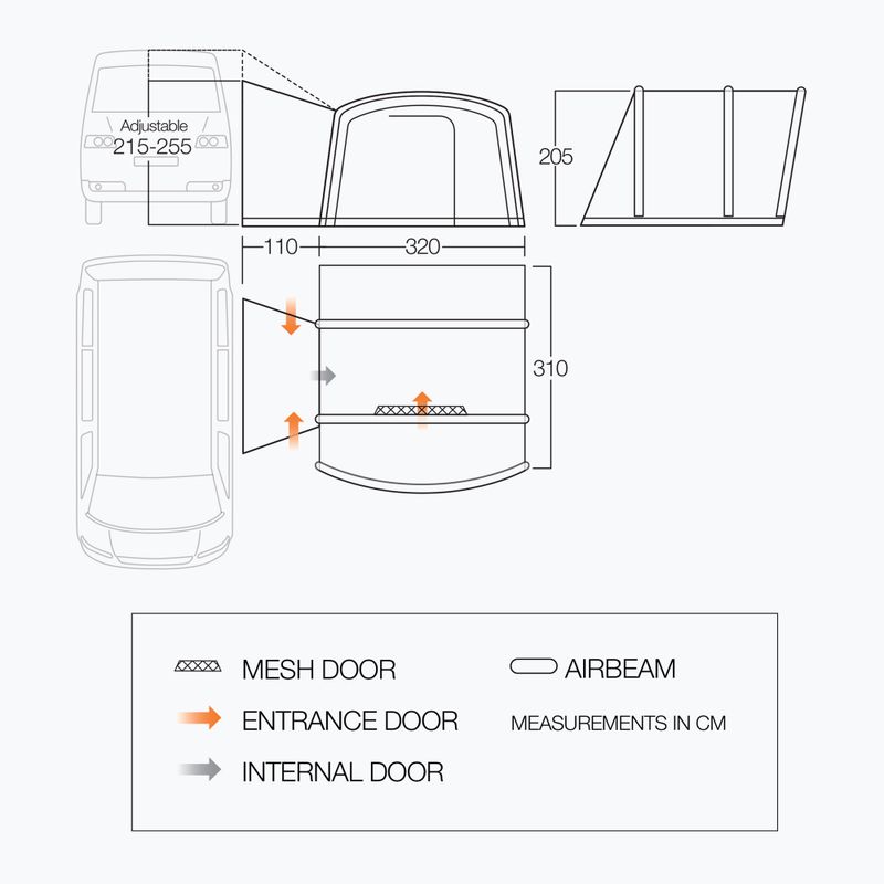 Преддверие Vango Cove III Air Mid 2