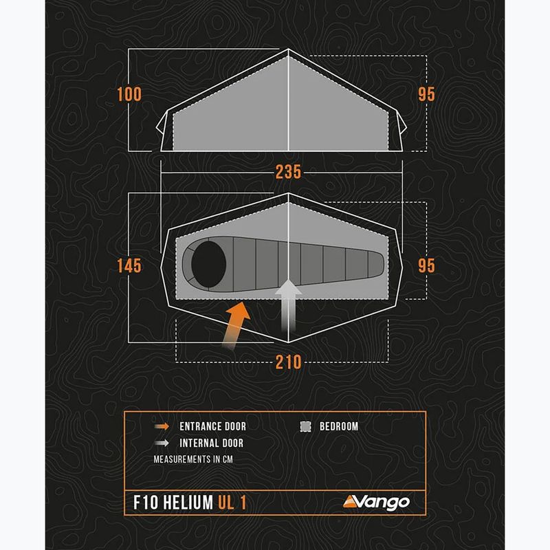 Vango Helium UL 1 алпийско зелено Палатка за трекинг за 1 човек 19