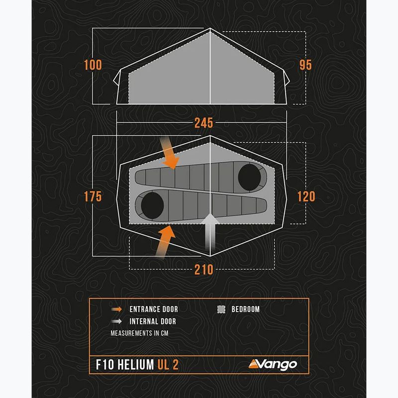 Vango Helium UL 2 алпийско зелено Палатка за трекинг за 2 лица 2